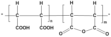 水解聚馬來酸酐 HPMA 結構式